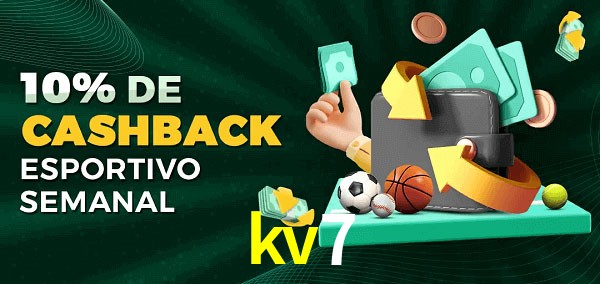 10% de bônus de cashback na kv7