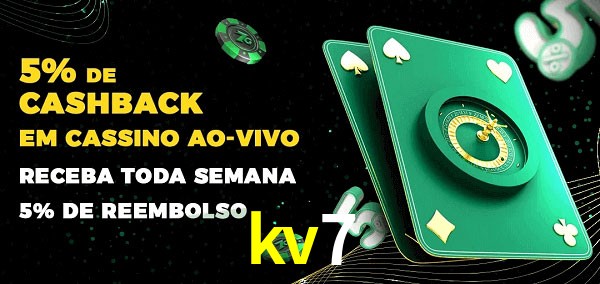 Promoções do cassino ao Vivo kv7